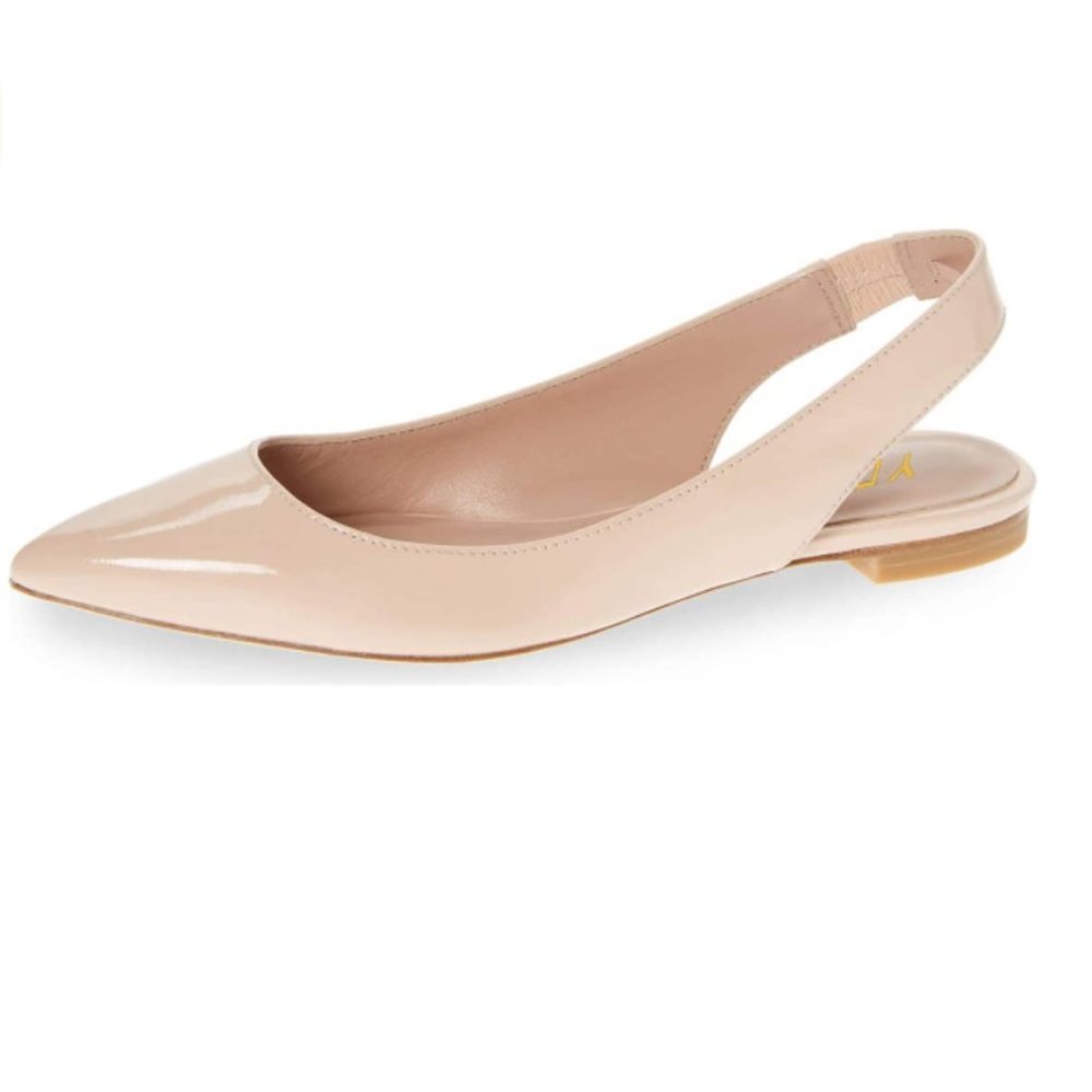 NWOT YDN Cream Slingbacks (no box)